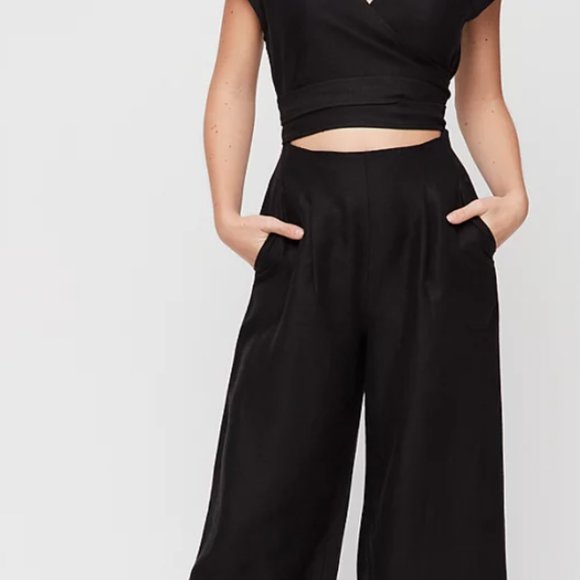 Aritzia Black Wilfred Jumpsuit - Picture 4 of 6